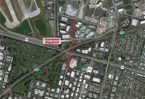 Mary-Ave-Overcrossing-Map